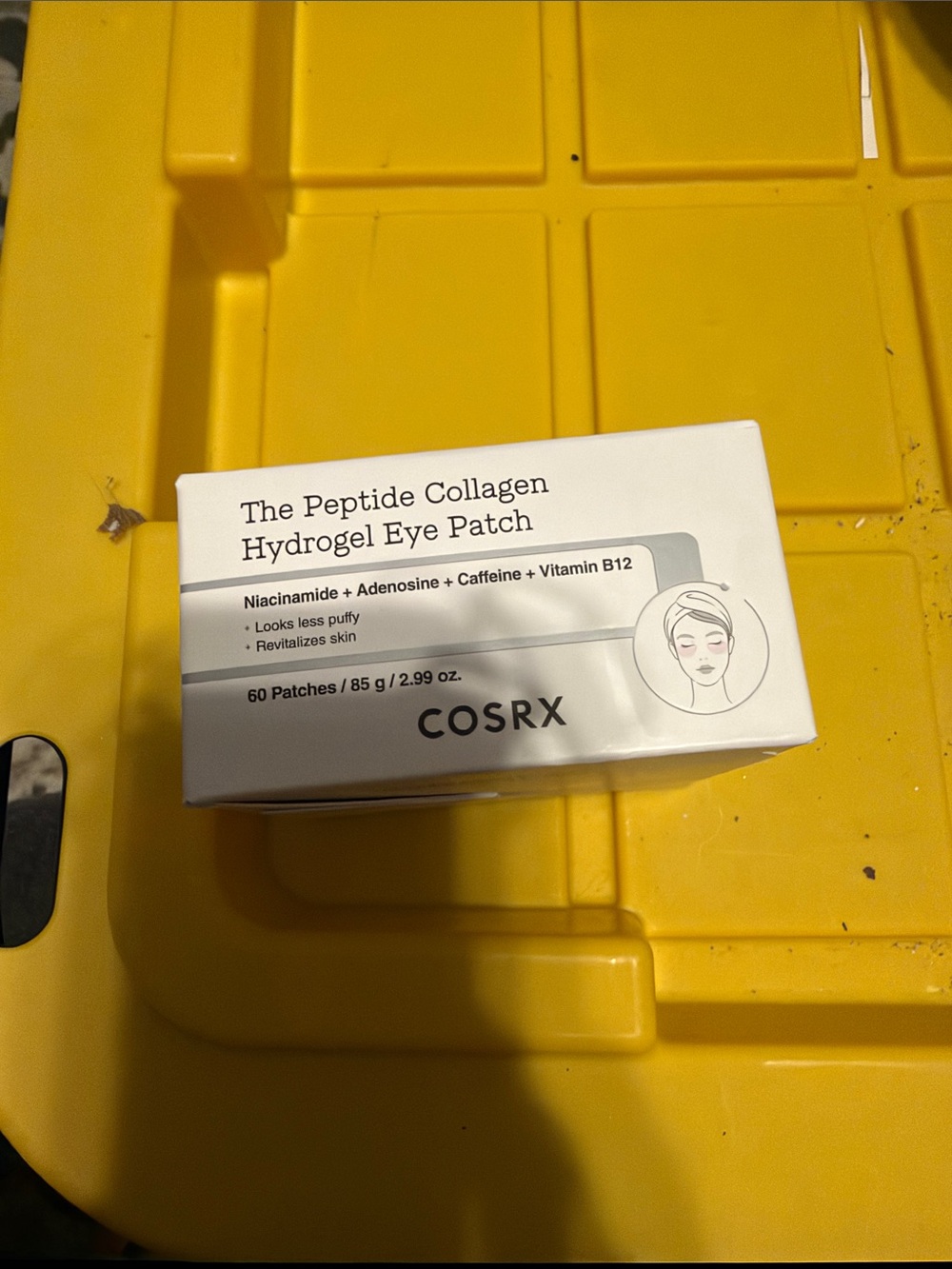 COSRX Peptide Collagen Hydrogel Eye Patch - White & Black Text
